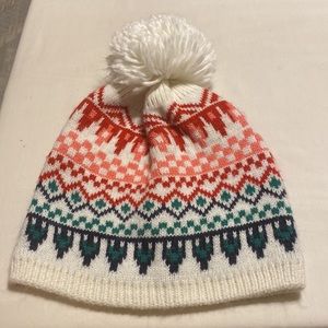 Gap girl winter hat one size nice mix color